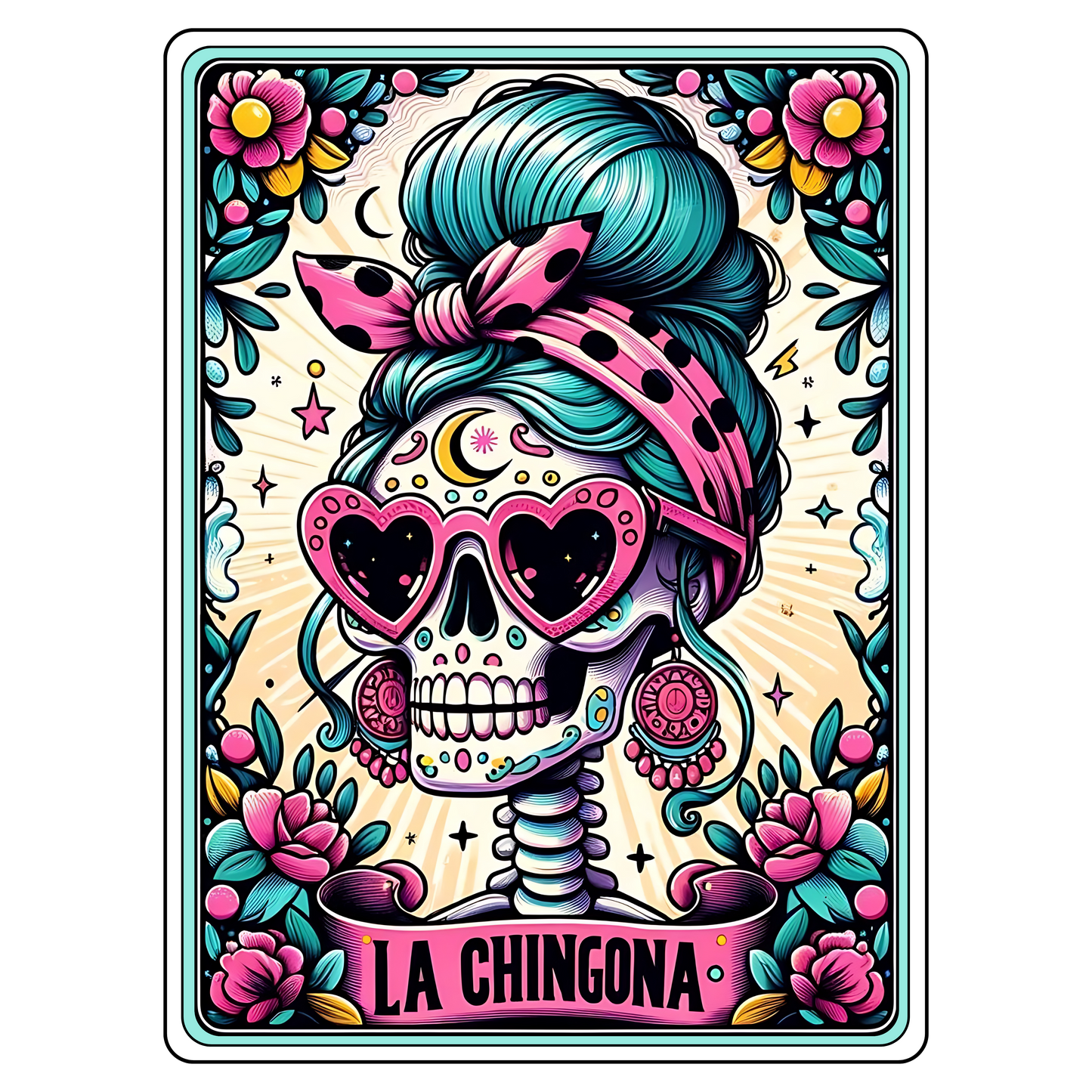 LA chingona tarot card DTF Transfer